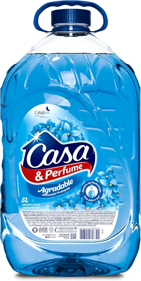 Casa Km Limpador Perfumado Para Pisos Casa & Perfume Agradable 5 L (Pacote De 1)