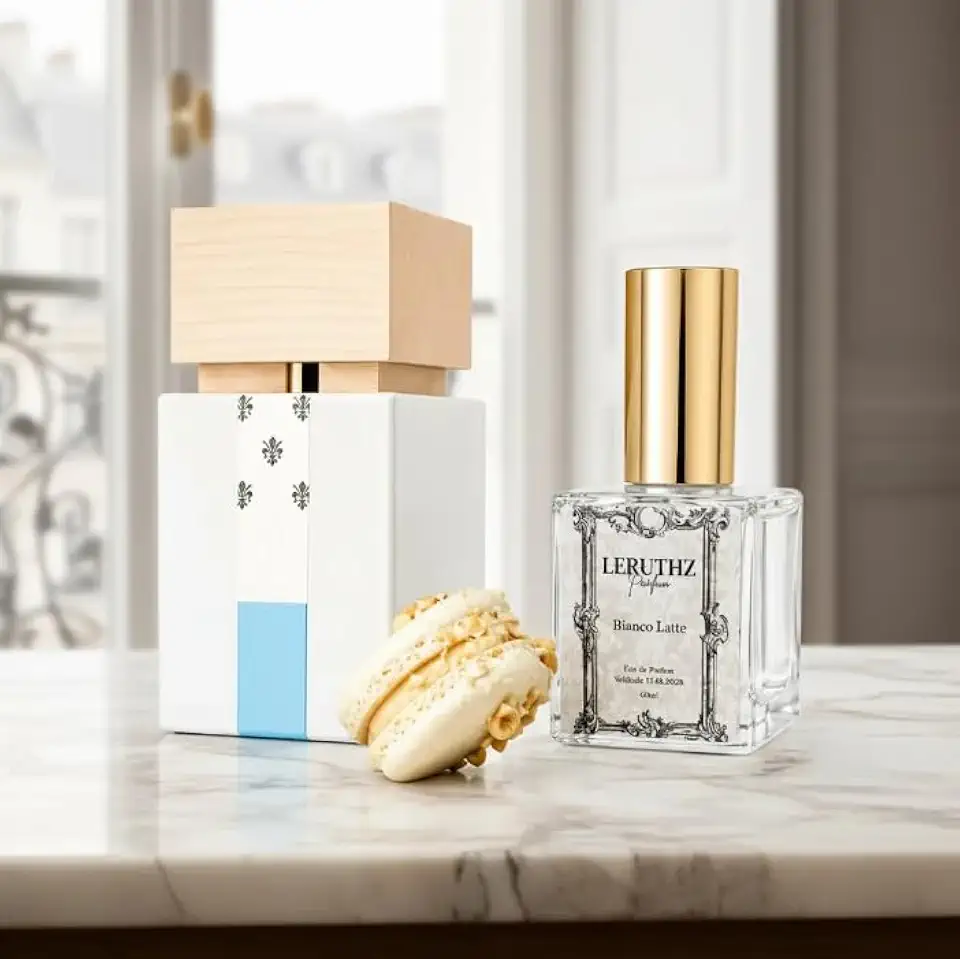 Perfume Contratipo Bianco Latte Leruthz, Eau de Parfum, Notas de Baunilha e Caramelo, 60ml Leruthz Parfum