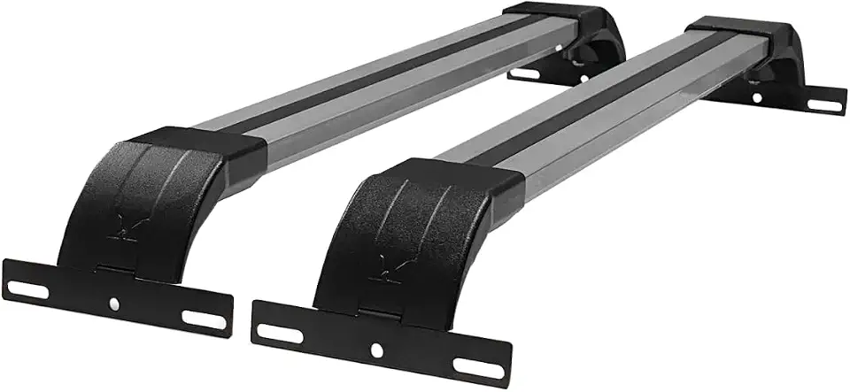 Travessa Rack De Teto Bagageiro Jeep Compass Todos(Prata)