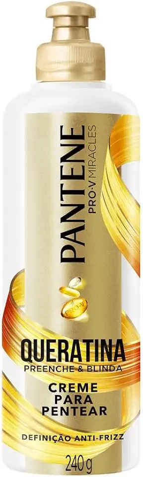 Creme para Pentear Pantene Pro-V Miracles Queratina Preenche & Blinda 240 g