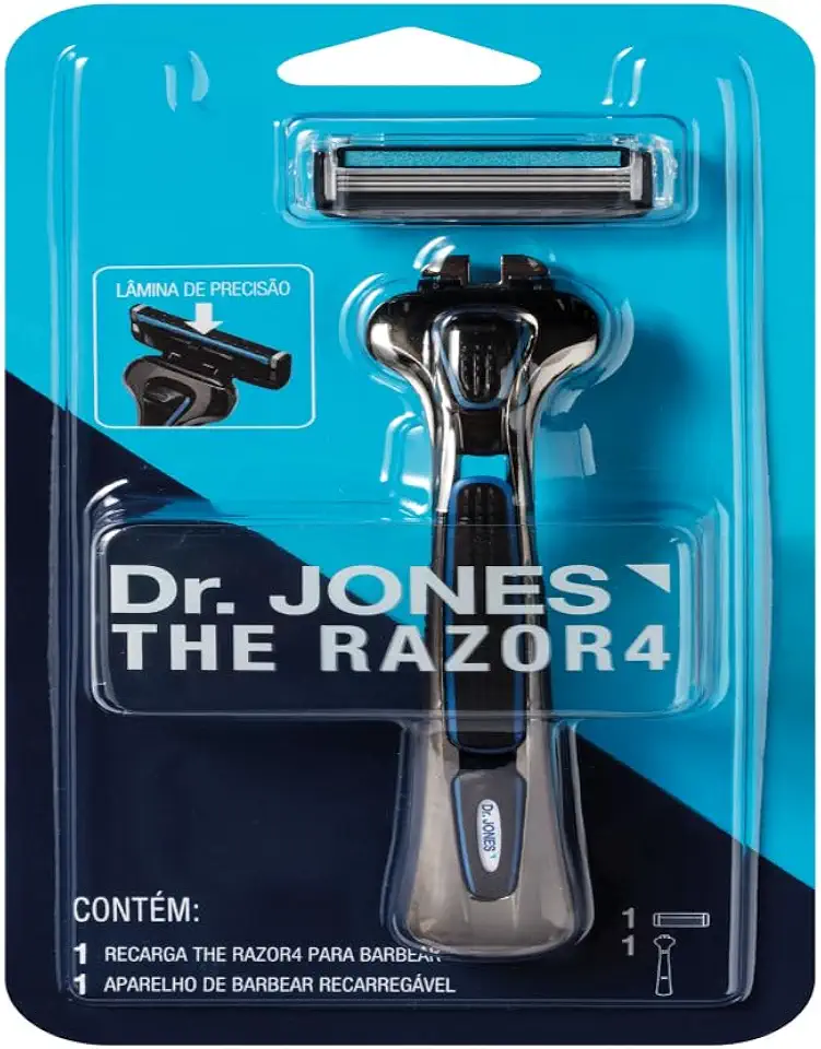 DR. JONES THE RAZOR4 - Aparelho de barbear