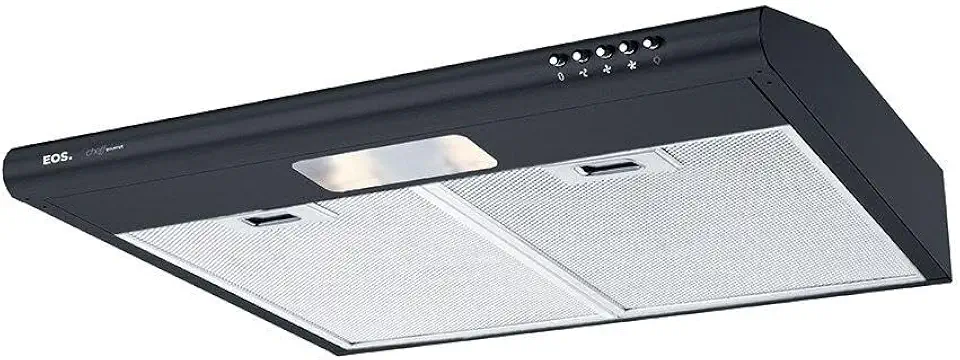 Depurador e Exaustor de Parede EOS 60cm Cheff Gourmet Slim Preto ECO60DP 220V