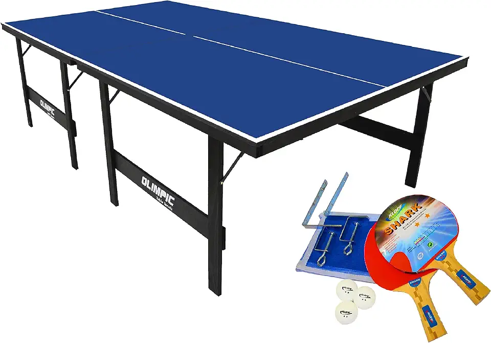 Mesa De Tênis De Mesa, Ping Pong, Com Kit Completo, Olimpic, MDP 15mm, Klopf, Cód. 1005