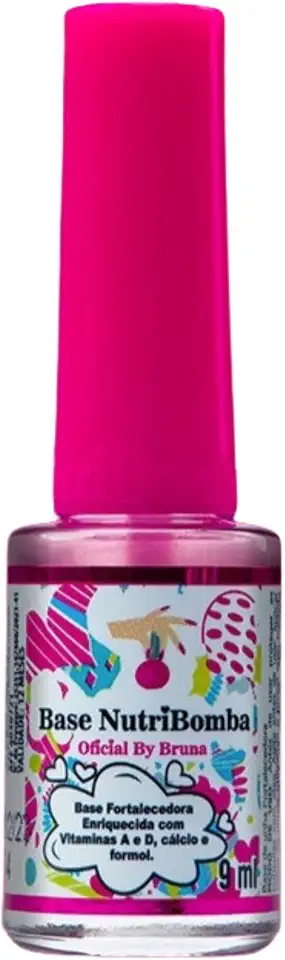 Base Nutribomba Fortalecedora de Unhas Fracas e Quebradiças - Crescimento Rápido, Para Unhas Que Descamam - By Bruna (149 caracteres)
