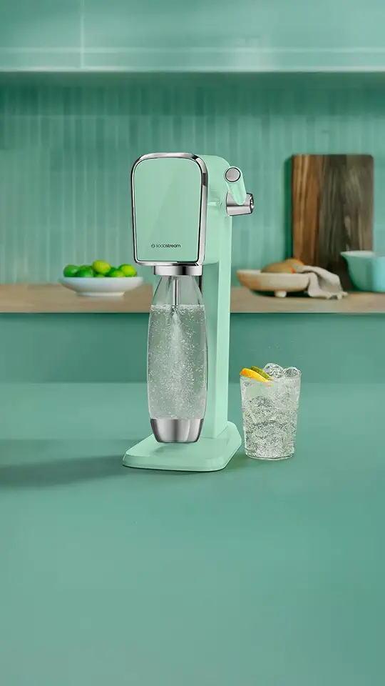 Máquina de Água com Gás Art Verde Fresh Mint SodaStream