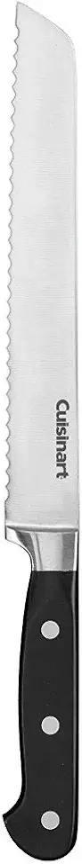 Cuisinart Faca de pão C77TR-8BD coleção de rebites triplos 20 cm, preta