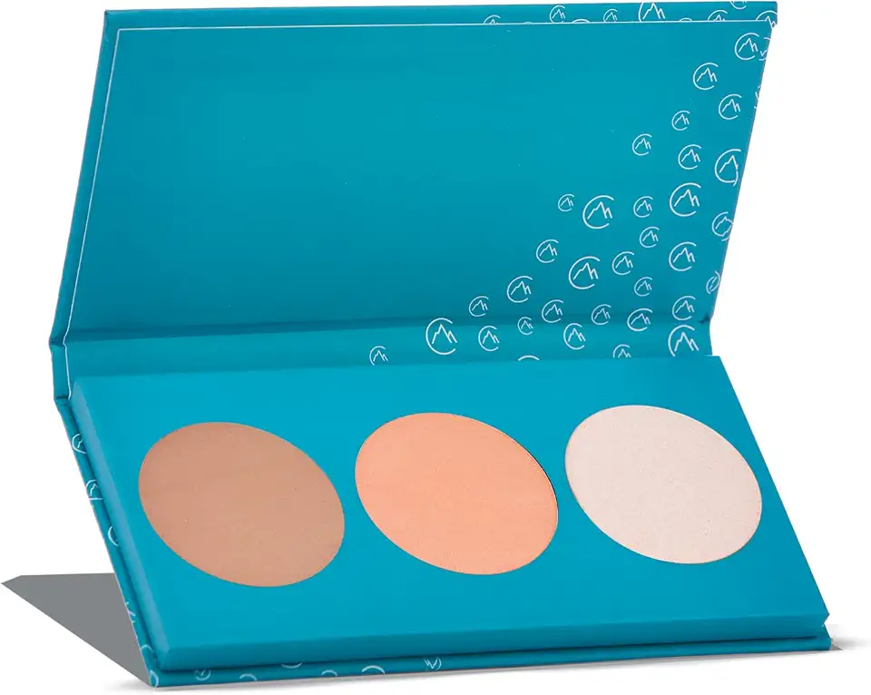 Catharine Hill Paleta Sculpt CHILL 1022/K1 Peles Claras 9g Contorno Blush Iluminador Multifuncional Textura Aveludada