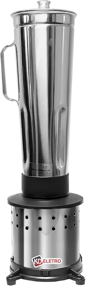 Liquidificador Industrial Alta Rotação 4 LITROS Prata com Jarra de Aço Inoxidável 220v Cozinhas