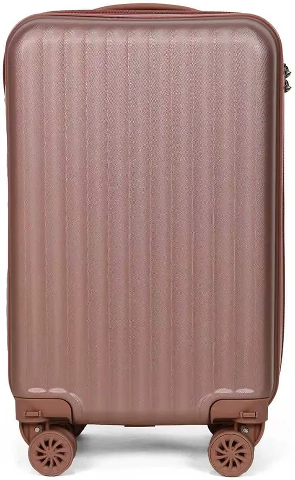Mala de Bordo em ABS Com 4 Rodas 360 - Roncalli Manaus (Rose)
