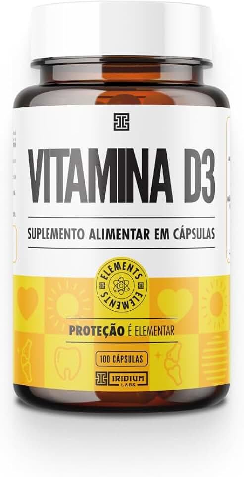 Vitamina D3 2000 UI (100caps) - Iridium Labs, Iridium Labs