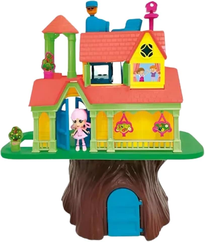 Casinha Árvore Divertida C/ Acessório Boneca Infantil