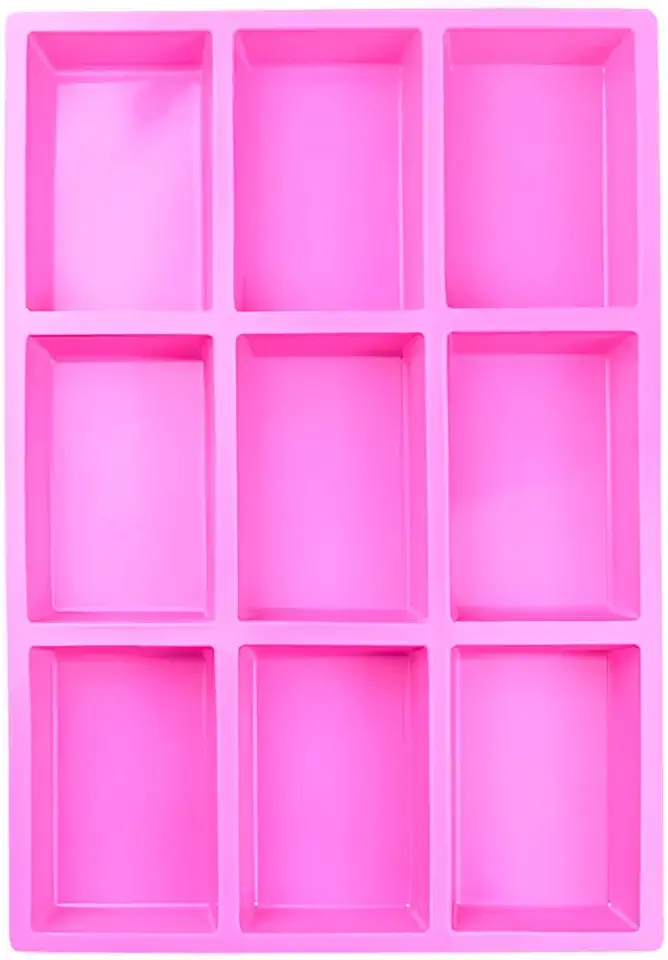 Neoimp, Molde Bandeja Culinária Retangular 9 Cavidades Silicone