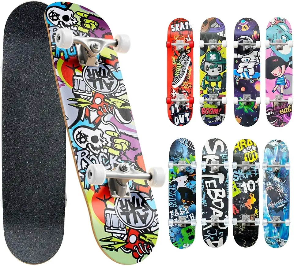 Skate Infantil Criança Montado Completo Modelos Até 50kg