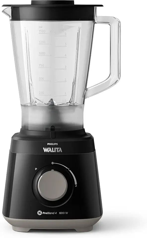 Liquidificador Daily Jarra San Philips Walita, Preto, 550W, 220v - RI2110/30