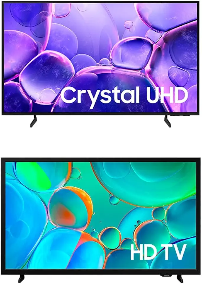 Smart TV 55" Crystal UHD 4K U8100F + Smart TV 32" HD H5000F