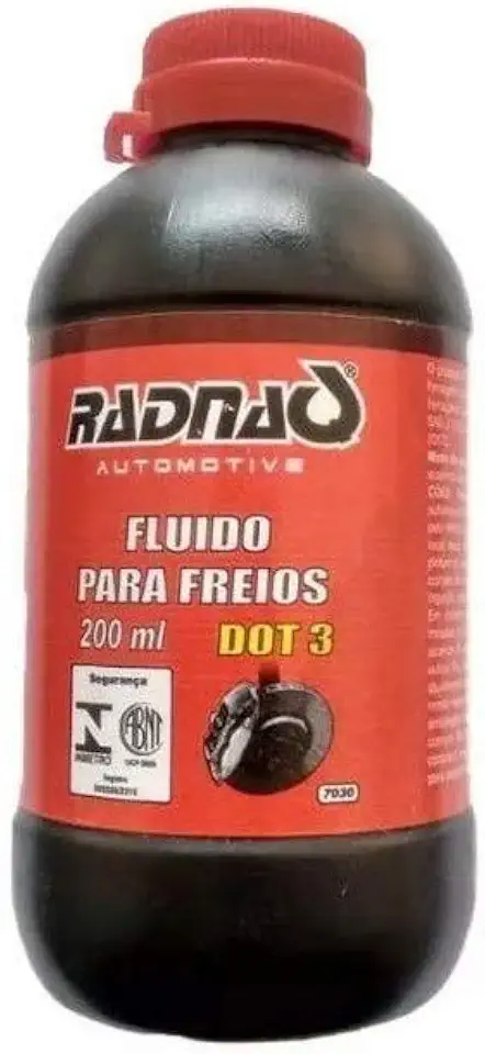 Fluido Freios Radnaq DOT 3 200ml