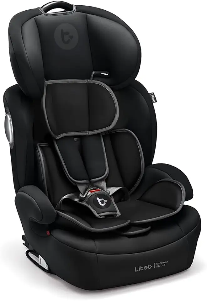 Cadeira Para Auto 9-36 Kg Isofix Litet Safemax Fix 2.0 Preta - BB459