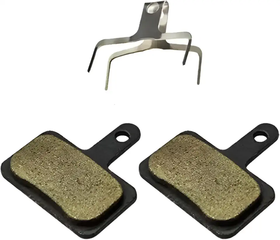 Kit 1 Par de Pastilhas de Freio a Disco Para Bike Bicicleta Em Resina Compatível Tekro Absolute Shimano Auriga TWX GTS