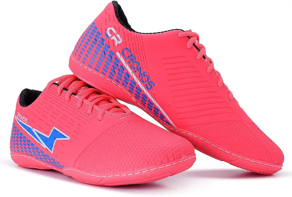 Chuteira Cronos Futsal Sola Costurada Futebol de Salão Masculino Feminino