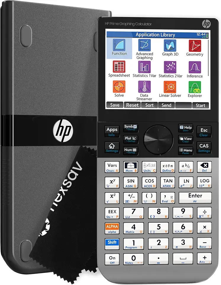 HP Calculadora gráfica Prime – Tela colorida multitoque de 8.9 cm aprovada pelo exame CAS SAT/AP/IB Calculadora gráfica científica para escola, ensino médio, eletrônicos para estudantes universitários