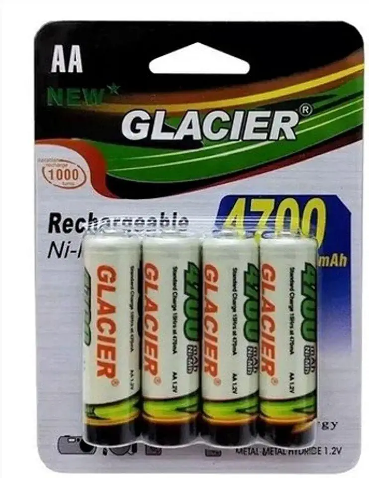 Pilha Recarregável AA 4700mAh Blister com 4 unidades