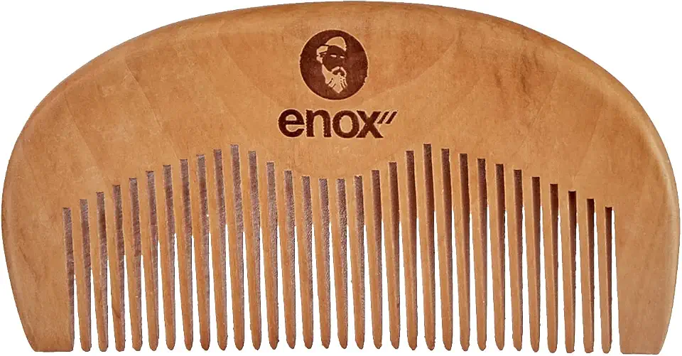 Pente De Madeira Para Barba Enox, Enox