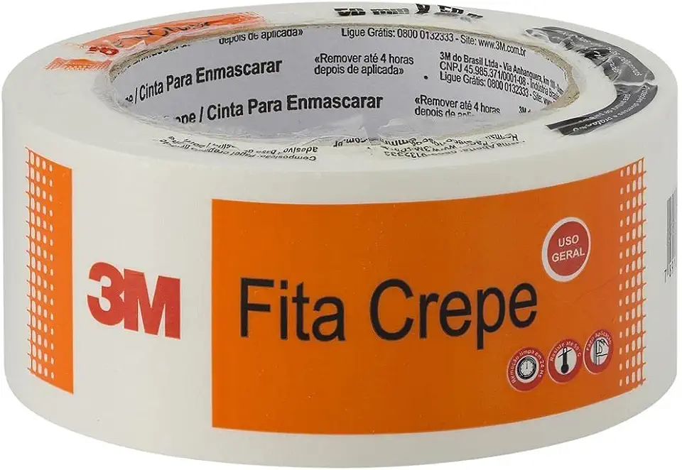 3M, Fita Crepe, 50mm X 50m, 1 unidade