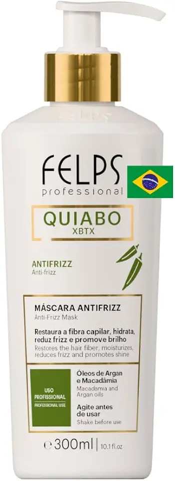 Xbtx Quiabo Okra Alinhamento Capilar, Felps, 300 Ml