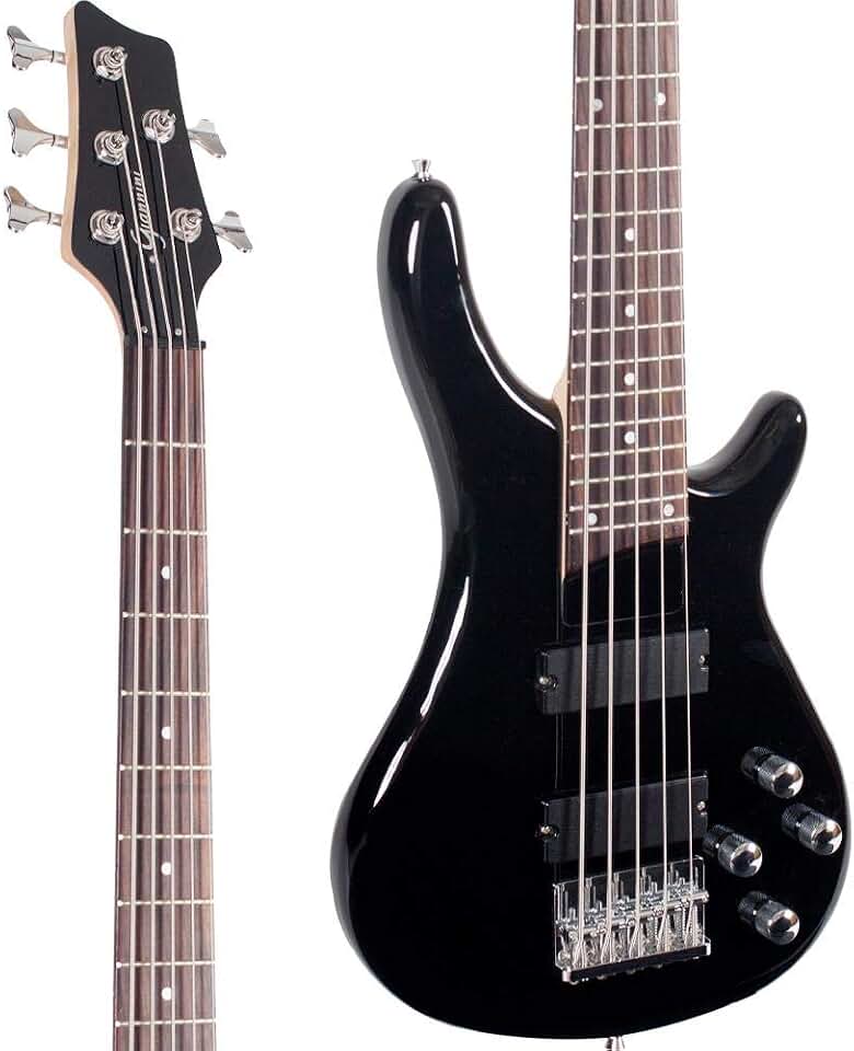 Contra Baixo Giannini Ativo 5 Cordas GB205A BK