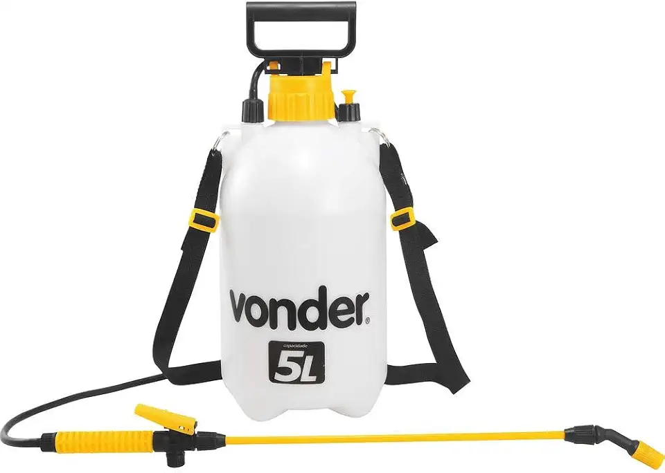 Vonder, Pulverizador Lateral 5 Litros, Com Compressão Prévia, Pl 005.