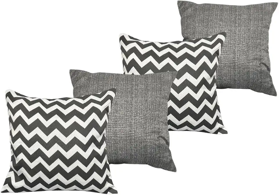 Kit Com 4 Almofadas Cheias Decorativas (Kit Almofada Decorativa - Jade)