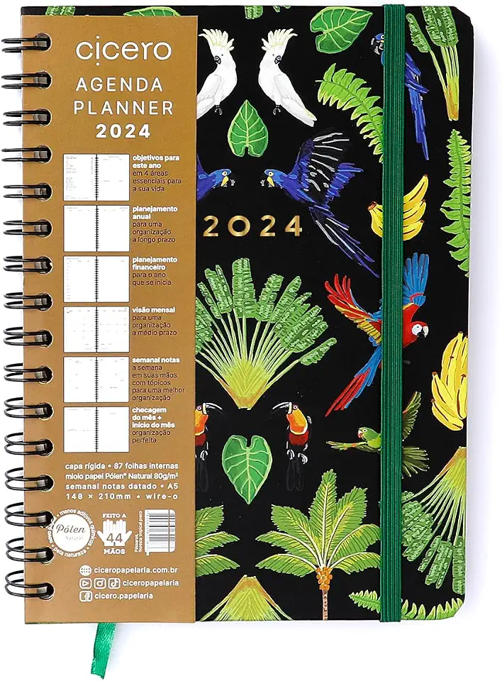 PLANNER PERMANENTE WIRE O PASSAROS S