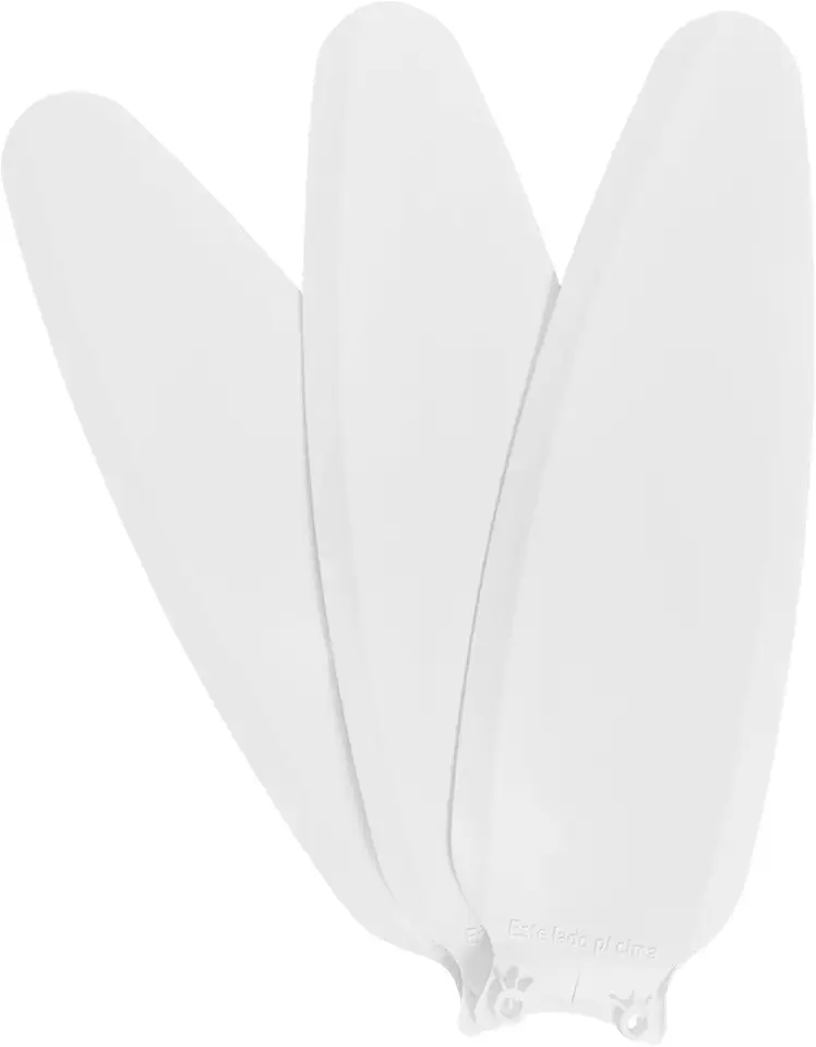 Conjunto Hélice 3 Pás Ventilador De Teto Wind Ventisol Branco Injetável