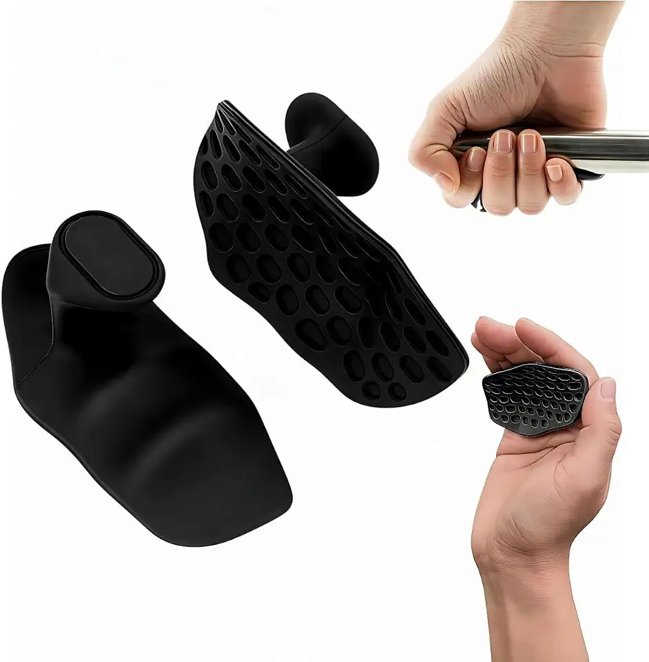 Luva de Academia Grip Antiderrapante com Protetor Palmar – Unissex, Musculação - Ideal para Treino, Academia e Exercícios