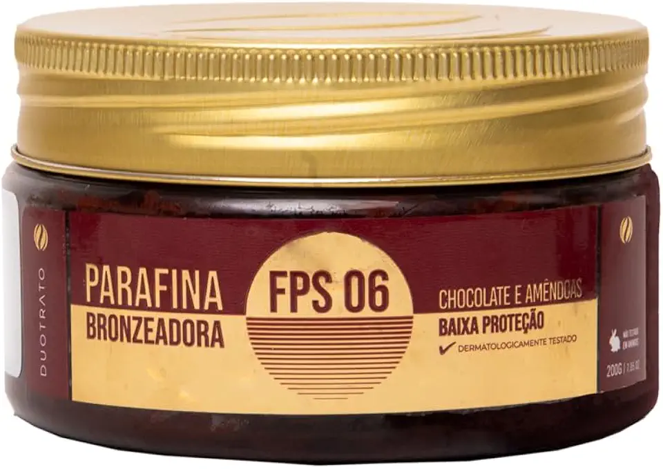 Parafina bronzeador acelerador de bronzeado Duotrato 200g (Chocolate)