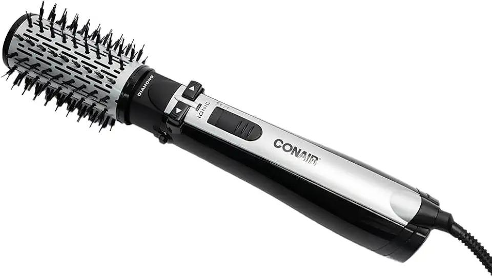 Escova Secadora Rotativa Conair Diamond Rotating 900W Alisa e Modela 127V