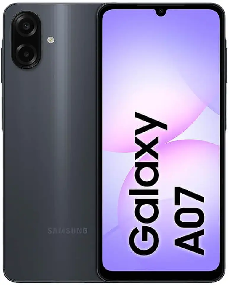 Celular Samsung Galaxy A07 256GB, 8GB, Câm. 50MP, Tela 6.7" - Preto