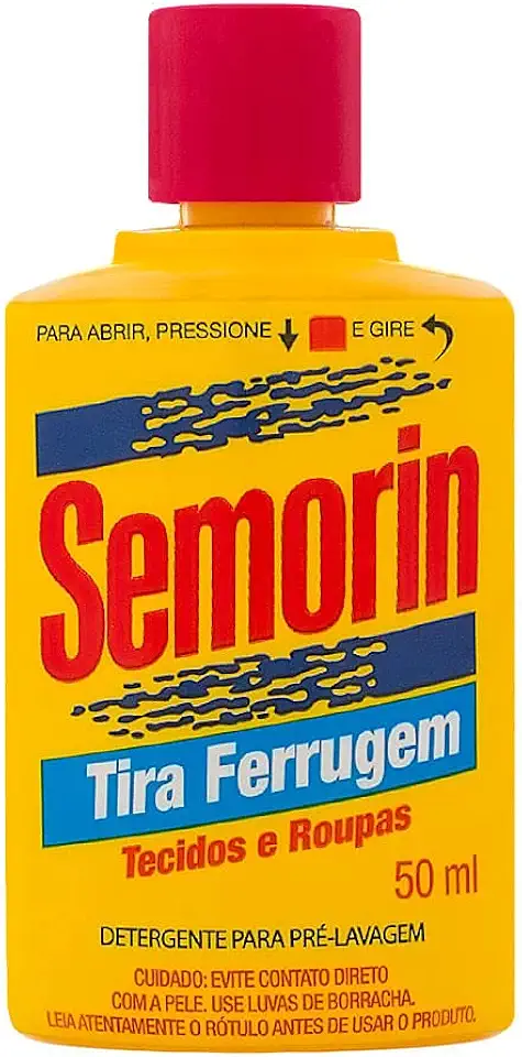 SEMORIN Tira Ferrugem 50ml Líquido Detergente