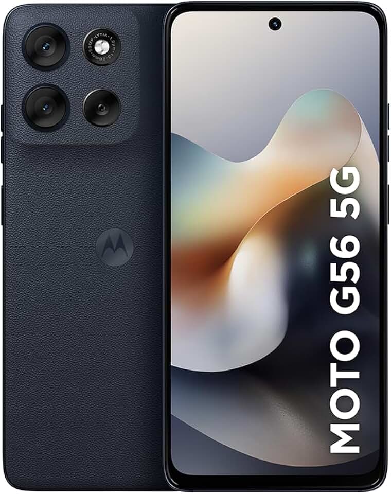 Smartphone Motorola Moto g56 5G - 256GB 24GB (8GB RAM+16GB Ram Boost) e 50MP Sony Lytia 600 Camera Ultrarresistencia militar IP68 + IP69 - Grafite