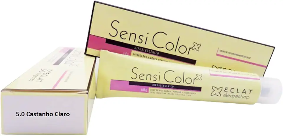 Coloração Sensi Color Hipoalergênica (Sensi Color 5.0 Castanho Claro)