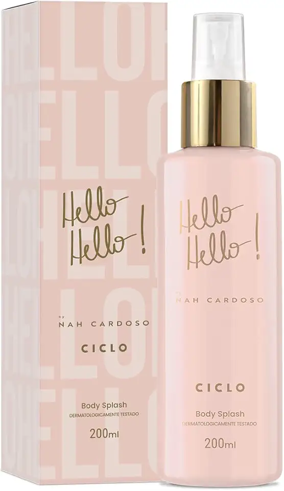 Body Splash Hello Hello Nah Cardoso 200ml Ciclo Desodorante Corporal