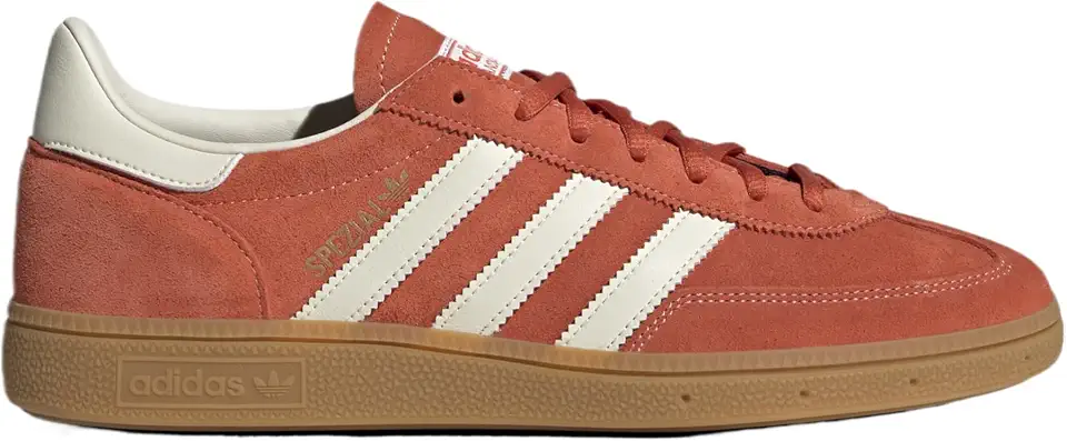 PRERED/CREWHT/Crywht Tênis masculino de handebol Spezial Preloved redCream branco cristal 46, largo, Preto, 12 Wide