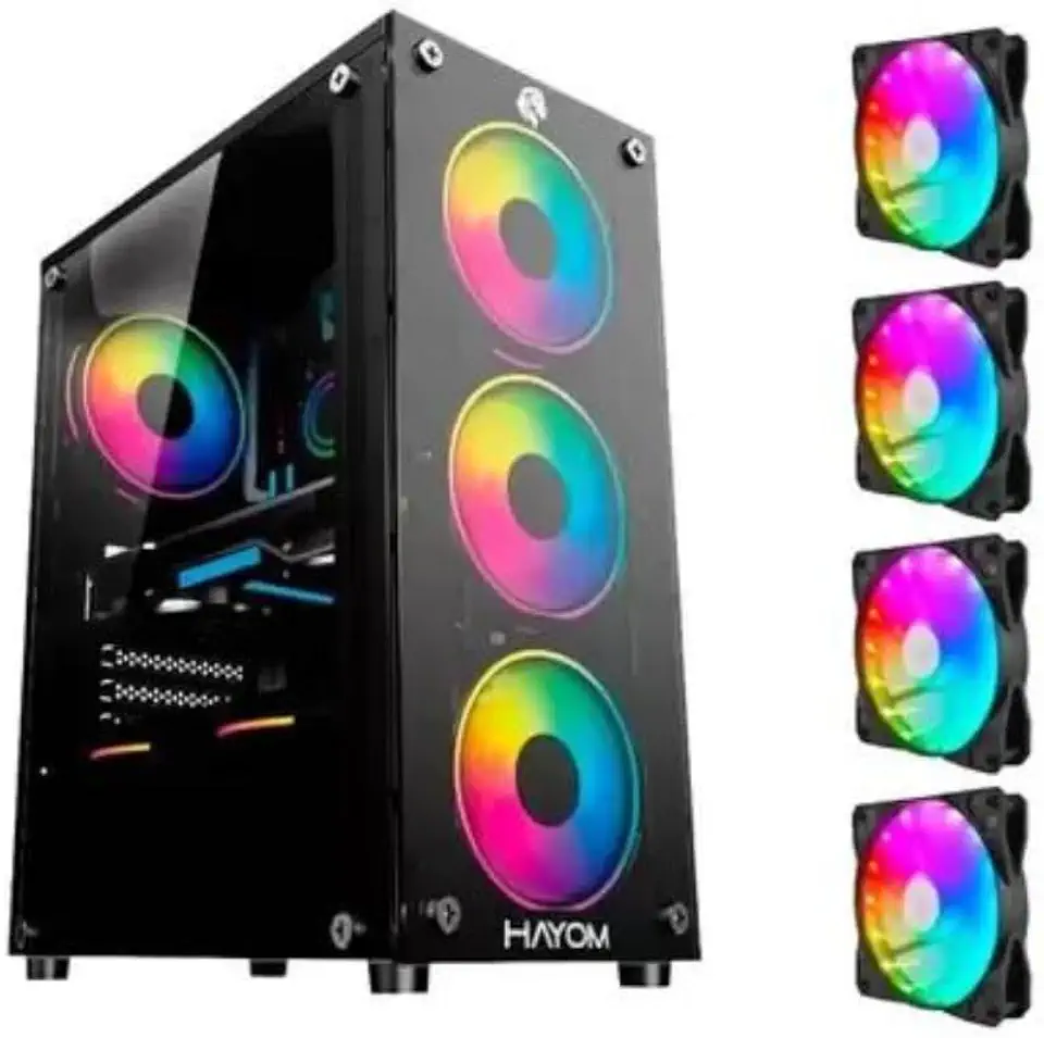 PC GAMER AMD RYZEN 5 5600G - 2X 8GB 3200MHZ DDR4 - SSD 480GB - FONTE 500W BIVOLT - RADEON VEGA 7 - C/WIFI