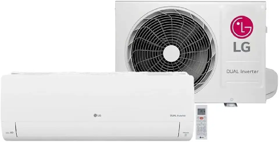 LG Ar Condicionado Split LG Dual Inverter AI Voice 24000 BTU/h Quente e Frio S3-W24K231D - 220 Volts