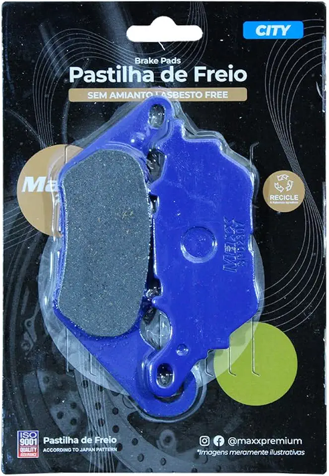 PASTILHA DE FREIO TRASEIRA X-MAX 250 20...