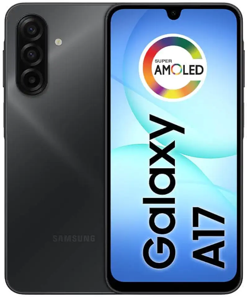 Celular Samsung Galaxy A17, 128GB, 4GB, 50MP Tela 6.7", IP54 - Preto
