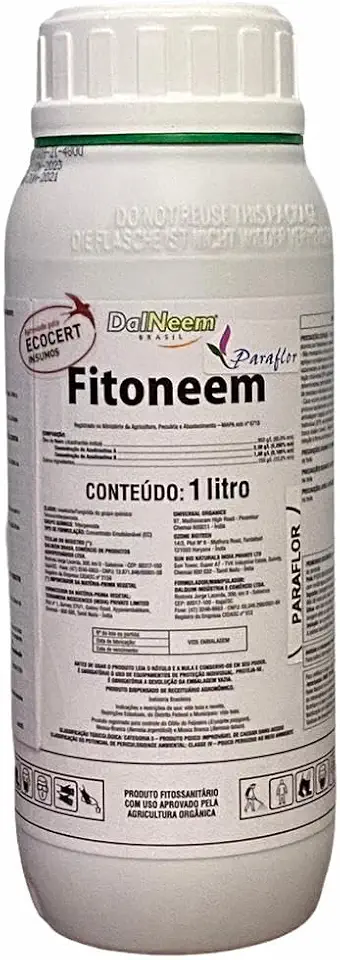Fitoneem 1L - do óleo de Neem -defensivo natural e orgânico - não afeta as abelhas