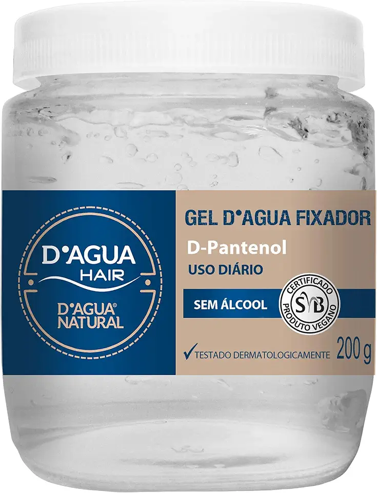Gel Fixador, D'agua Natural