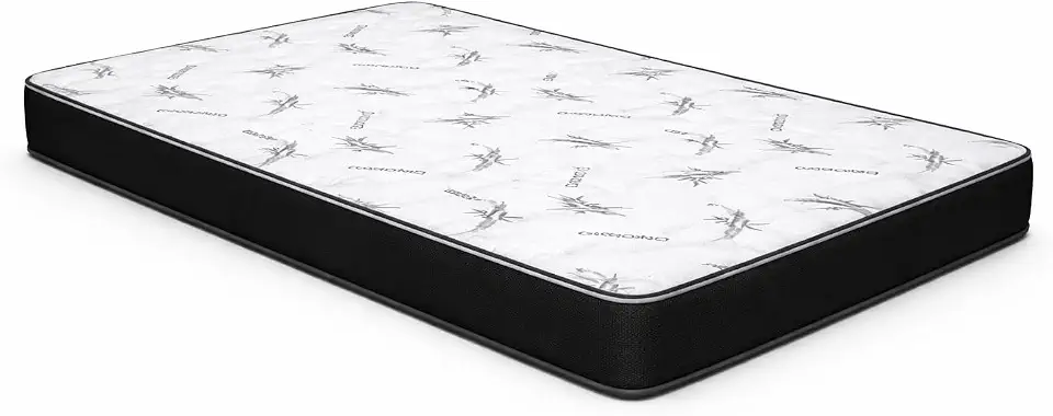 Colchão Ideal Cama Casal D33 Espuma 188x138x12 cm Certificação Inmetro Ortopédico Anti Ácaro – AV (PRETO)