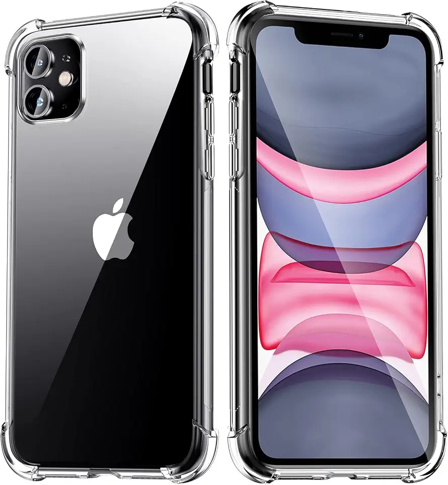 Capa Capinha Anti Impacto Shock Air Slim Case Para iPhone (Transparente, iPhone 11 Normal)